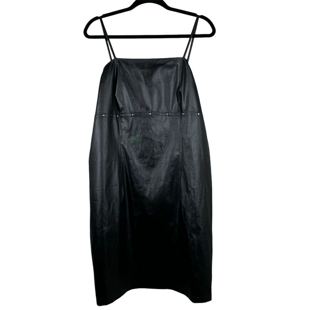 Vintage Candy Rocket Mini Dress Black Spaghetti Strap Y2K 90s Whimsygoth Size 2X - Picture 1 of 6